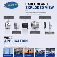 Edelstahl IP68 Wasserdichte Niederspannungs-NPT-Gewinde-Kabelverschraubung mit G1/4-G3 Modell für Industrielle Anwendungen 6-10mm Kabeldurchmesser