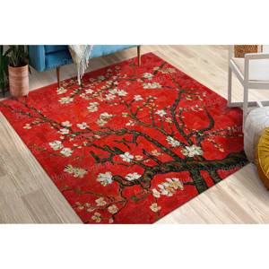 Tapis Peinture Arbre de Van Gogh, Tapis Arbre d'Amandier en Fleur, Tapis Paysage Arbres, Tapis de Reproduction, Tapis Doux Non-tissé - Product Image 3