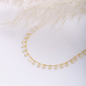 Joyería de Plata de Ley 925, collar agitador de diseño de piedra CZ de corte redondo, venta al por mayor, Turco hecho a mano para mujer - Product Image 4