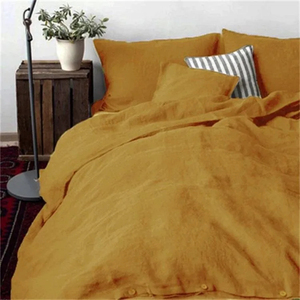 Drap de lit en lin naturel de qualité supérieure 2026, design imprimé de luxe, style moderne, 400TC, textile de maison écologique - Product Image 1