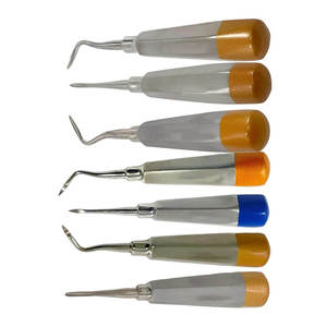 Instrumental Quirúrgico para Cirugía Dental, Elevadores Dentales para Extracciones con Mangos Azul Dorado, Juego Dental con Certificación CE - Product Image 2