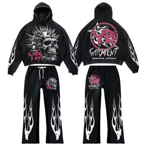 Streetwear unisexe personnalisé survêtements à capuche pour le jogging et la course à pied formation 100% coton polaire personnalisable équipe vêtements de sport - Product Image 4