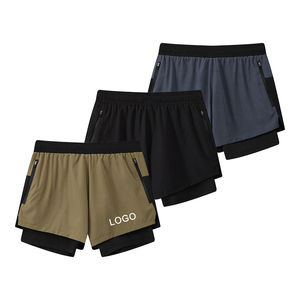 Nouveauté 2025 Shorts de sport pour hommes, vêtements de fitness en gros personnalisés, shorts noirs d'été pour adultes - Product Image 6