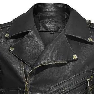 เสื้อแจ็กเก็ตหนังสำหรับขี่มอเตอร์ไซด์แนวสตรีทสูงระบายอากาศได้ดี - Product Image 5