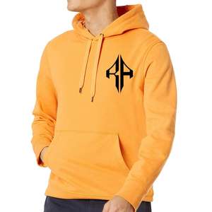 เสื้อฮู้ดแบบสวมหัวของผู้ชายผ้าคอตตอน100% พิมพ์ลายซิลค์สกรีน - Product Image 4