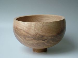 HOGAR PERFECTO ARTESANÍA VERSÁTIL Tazón de masa de madera Hecho a mano para frutas o ensaladas Tazón de granja rústico vintage de alta calidad - Product Image 5