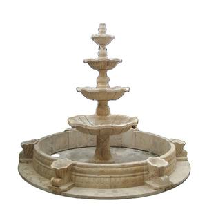 Fontaine en marbre écologique et dalle polie de tuile de cascade de jardin de porcelaine pour le plancher d'intérieur pour l'usage de cuisine et de salle de bains - Product Image 1