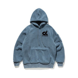 เสื้อฮู้ดแบบสวมหัวผ้าฟลีซคอตตอน 100% สไตล์สตรีทแวร์สำหรับฤดูหนาว ไซส์พลัสสำหรับผู้ชาย ลายเรียบ รับผลิตตามแบบ (OEM) เป็นมิตรกับสิ่งแวดล้อม คุณภาพสูง - Product Image 5