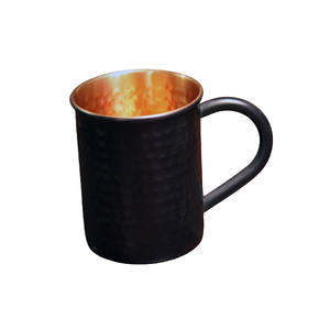 Cuivre martelé citron vert et menthe jus tasse taille personnalisée forme ronde moscou Mule tasse pour accessoires de cuisine - Product Image 3