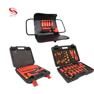 Mini Toolbox With 8pcs Tools Multi-tool Model Set Miniature Wooden