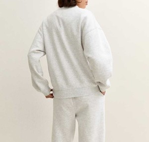 Ensemble de survêtement décontracté de luxe pour hommes doux coton polaire tenue deux pièces nouvelle mode femmes sweat surdimensionné - Product Image 2
