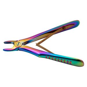 Forceps d'extraction dentaire en acier inoxydable pour bébé, modèle anglais Kelin, pour incisives supérieures, poignée à ressort - Product Image 5