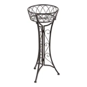 Latest Look Modern Planter Stand <b>Plant</b> <b>Pots</b> Multi Flower <b>Pot</b> <b>Plant</b> Stand Metal <b>for</b> Indoor Outdoor Potted Home Black Flower Stand - Product Image 6