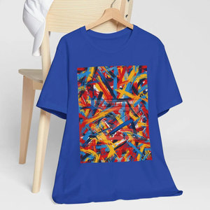 Camiseta DTF para hombre, estampado duradero, manga corta, cuello redondo, Top informal, ajuste cómodo, tela de algodón, ropa informal de verano - Product Image 2