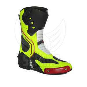 Hot Selling Sports Equipment Motorbike Comfortable Shoes Leather Made Motorbike Racing Shoes - Product Image 5