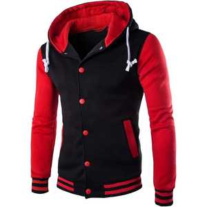 Wholesale Custom Logo Baseball Jacket Plus Cotton <b>Quilted</b> Lining <b>Wool</b> Leather Sleeve Varsity Jackets - Product Image 1