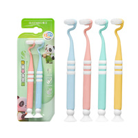 Meilleures ventes Walmart : Ensemble de brosses à dents pour tout-petits, jouet en plastique en forme de char de dessin animé, manuel, ultra-doux, sans BPA, pour usage domestique