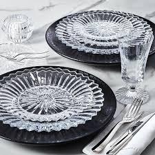 Ensemble d'assiettes en verre élégantes de qualité supérieure Design élégant pour le dîner et le service - Product Image 5