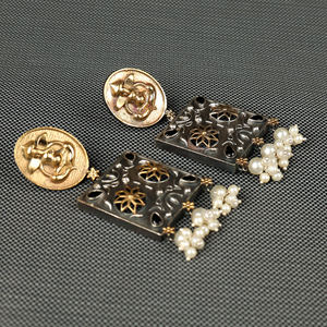 Pendientes Colgantes de Plata Antigua Oxidada Estilo Boho, Regalo para Ella - Product Image 3