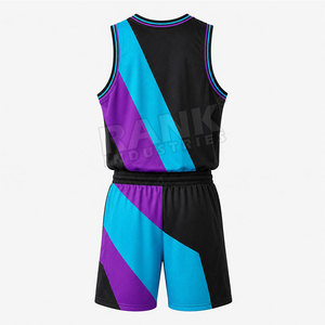 Vêtements de sport d'extérieur, uniforme de basket-ball en polyester 100%, haute qualité, léger, meilleur design, uniforme de basket-ball - Product Image 2