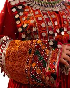 ชุดเดรสอัฟกันคูจิแบบดั้งเดิมงานปักแบบอัฟกานิสถานดั้งเดิมชุดเดรสที่หลากหลายมีสไตล์ล่าสุด - Product Image 3