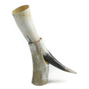 Corne de buffle de haute qualité corne à boire polie Style Viking support d'animaux meilleur Souvenir nautique artisanat naturel de l'Inde - Product Image 2