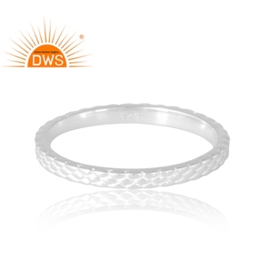Nuevo diseño de tendencia, anillo de banda de Plata de Ley 925 para mujer, joyería personalizada para mujer, regalo para ella. - Product Image 3