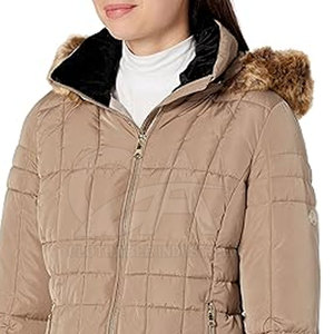 Veste Douce et Fluffy de Haute Qualité avec Capuche Veste d'Hiver Streetwear Femme Fausse Fourrure à Capuche Manteau d'Hiver - Product Image 5