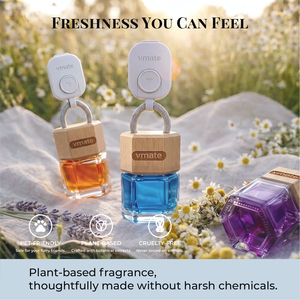 VMATE <b>Electric</b> Plastic <b>Diffuser</b> Car Aromatherapy <b>Essential</b> <b>Oil</b> Pendant Interior Accessory <b>for</b> Freshening Car Console - Product Image 5