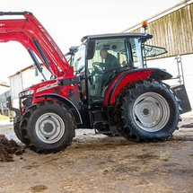 Tractor de Ruedas Massey Ferguson Serie 5700 de 100 CV con Motor y Motor de Larga Duración, Listo para Trabajar - Product Image 4