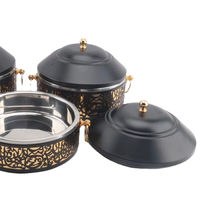 Chauffe-Plat de Luxe Tendance Écologique Personnalisable de Haute Qualité pour Traiteur et Fêtes, en Acier Inoxydable, à Gaz