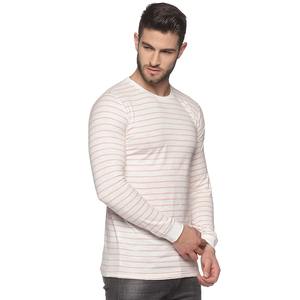 Wholesale Customizable Slim Fit <b>Striped</b> <b>Men</b> <b>T</b> <b>Shirt</b> 100 Cotton Soft and Comfort O Neck Full Sleeve Tshirt - Product Image 2