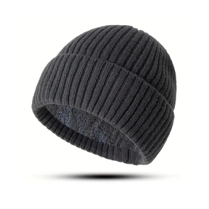 Gorros personalizados de alta calidad más vendidos para hombre, gorros de punto de nuevo estilo, gorros cálidos de invierno para hombre, transpirables con OEM - Product Image 2