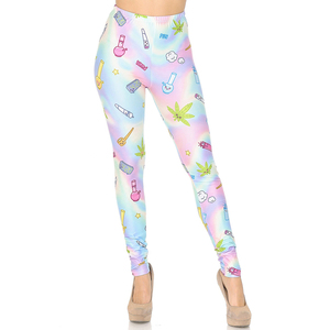 Leggings de Yoga de cintura alta para mujer, pantalones de jogging de poliéster de longitud completa sin costuras de secado rápido con servicio OEM - Product Image 5