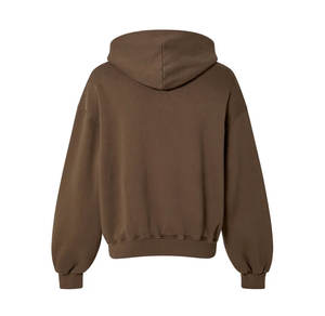 High Quality Custom Pullover Hoodie Streetwear 100% Cotton Heavy Premium Unisex Men Heavyweight 3D Embossed Hoodies for Man - Product Image 2