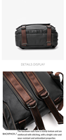 Sac à dos d'affaires en cuir véritable pour ordinateur portable, idéal pour les loisirs et les voyages en extérieur – Japon et Corée du Sud