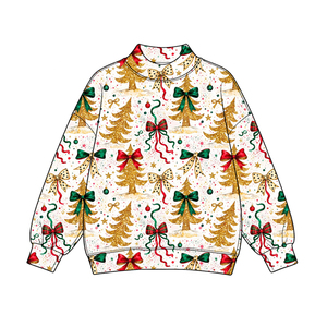 Preordine Magliette Invernali da <span class=keywords><strong>Donna</strong></span> con Motivi Natalizi, Maniche Lunghe e Collo Alto, Personalizzabili - Product Image 3