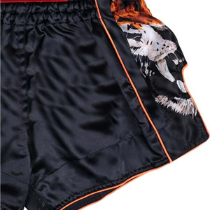 Pantalones Cortos Deportivos Unisex de Muay Thai, Transpirables, de Secado Rápido, Ecológicos, con Cordón Ajustable, de Poliéster/Algodón, Estilo Tailandés - Product Image 5