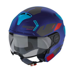 Casco Jet Nolan N30 4T Moderno, Medio Casco con Cierre Rápido, Doble Visera para Motociclismo, Talla XL, Material ABS y PC - Product Image 1