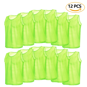 Maillots d'entraînement de football réversibles personnalisés, légers et respirants en maille, pour adultes, pour l'entraînement - Product Image 4