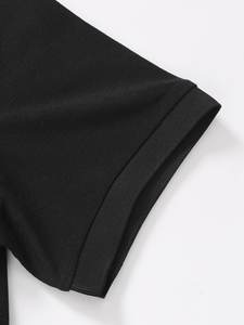 Polo 100% coton tricoté sur mesure pour hommes, tenue décontracté de golf longue et solide de haute qualité, broderie de toutes les couleurs personnalisées, décoration - Product Image 5