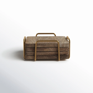 Sous-verres carrés en bois légers de luxe, design moderne, pour la maison et la cuisine - Product Image 6