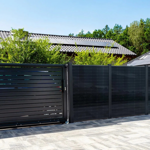 Recinzione solare 1,85 x 4,9 m con quattro moduli fotovoltaici - Product Image 4