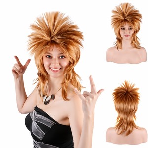 Perruques blondes claires et brunes de 26 '' de long pour une utilisation quotidienne de belle femme - Product Image 1