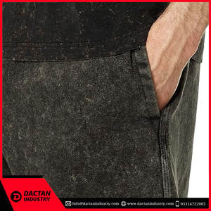 Nuevos y elegantes pantalones cortos de lavado ácido de alta calidad para hombres, precio bajo, personalizados, transpirables, de talla grande, pantalones cortos de lavado ácido para hombres - Product Image 6