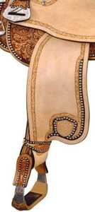 อานม้าหนังนักแข่งแบบตะวันตกทำด้วยมือหนังพรีเมี่ยมทำจากไม้หนังหุ้มหนังสำหรับกลางแจ้งหรูหราราคาไม่แพง - Product Image 4