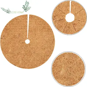 Hot sale 2024 coconut fiber round mat coco coir mulch mats for gardening farming cheap price from Vietnam