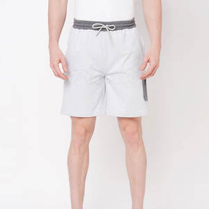 Best Selling <b>Men's</b> Casual Canvas <b>Shorts</b> Breathable Quick Dry Loose Fit Mid Elastic Waist Solid Pattern <b>Knee</b> <b>Length</b> Hot Sale - Product Image 1