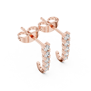 Luxury Jewelry 925 <b>Sterling</b> <b>Silver</b> Moissanite Diamond <b>Hoop</b> <b>Earrings</b> Women Engagement Gift <b>Earrings</b> Jewelry Women - Product Image 2