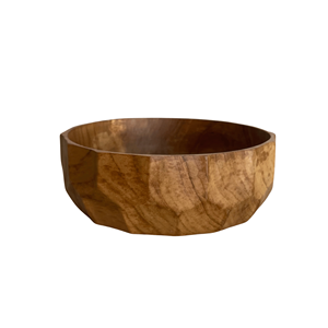 Ensaladera de madera de acacia de estilo agradable, nuevo diseño, cuenco de madera Natural de alta calidad, utensilios de cocina, venta al por mayor de Vietnam - Product Image 1